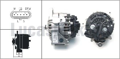 Mercedes Truck Alternator 28 V 100 A Guleryuz Cobra Mercedes Benz Actros 1840,2036,2041,2032,1831,1832,1835,1836 - Lucas Lea0653