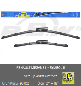 SİLGİ PALETİ-BANANA (X2) MEGANE II-IV 610/450 TK. - RBW-90102