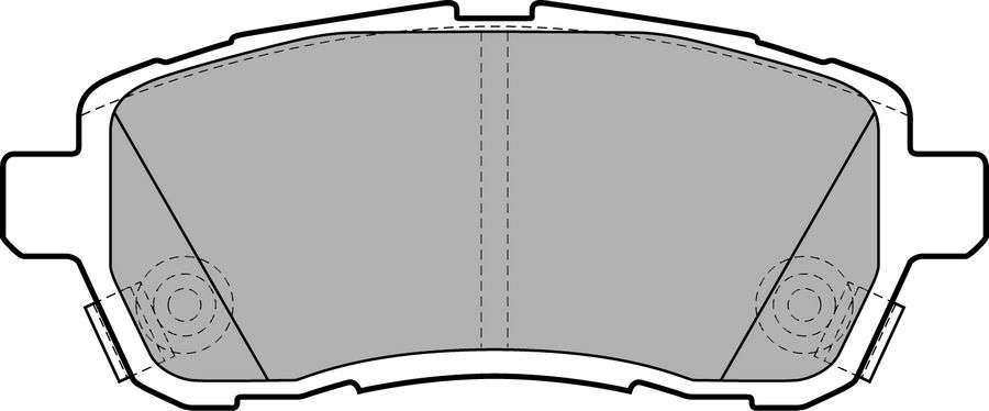 ON FREN BALATASI MATERIA 2006> SIRION 2005> MAZDA 2 2008> FIESTA VI 2008> - DELPHI LP2306