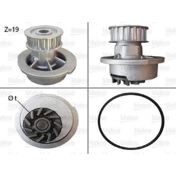 DEVIRDAIM SU POMPASI CORSA B ASTRA F ASTRA CLASSIC X14NZ 14NV C14NZ 16SV X14SZ C16SE - VALEO 506007