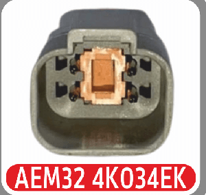 SOKET-DEUTSCH 4 LÜ İŞ MAKİNASI ERKEK KABLOLU - AEM-324K034EK