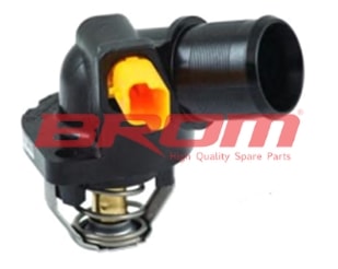 TERMOSTAT (KOMPLE) (103°) (MUSURLU) P206+ 1.4I 10=> 207 1.4-1.4 16V 06=> C3 II 1.4-1.6 03=> - BROM PJ41008