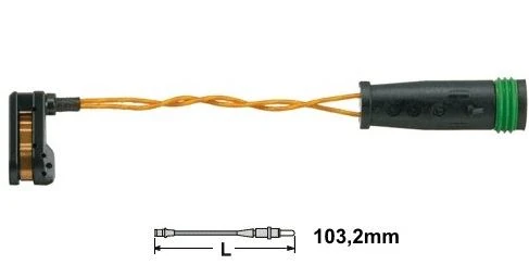 Mercedes Fren Balata Fisi Vito W639 03> W447 14> Sprinter 08> Crafter 11>16 - Hellux Hls6401