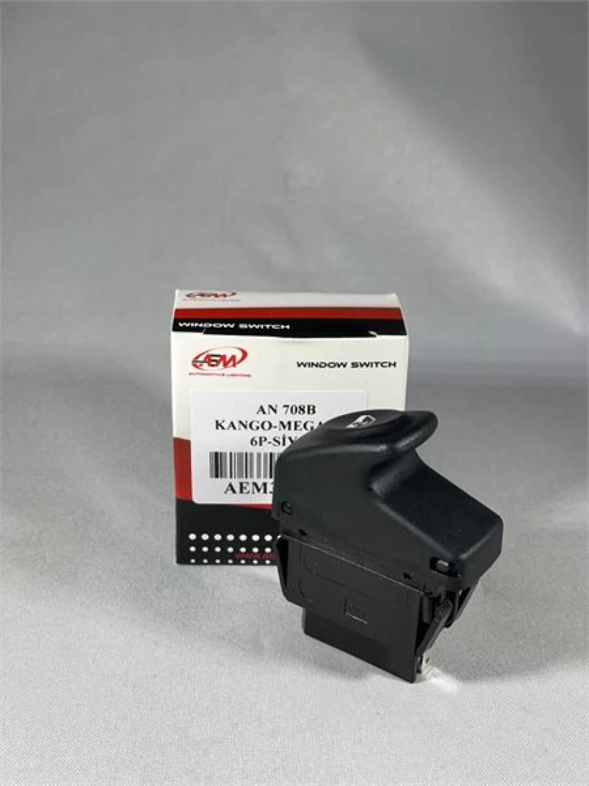 Renault Cam Acma Kapama Anahtarı Kangoo Megane Clio (pin 6) - Aem30 0708b