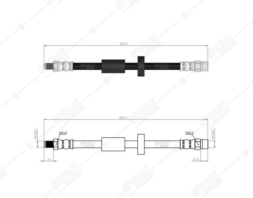 Volvo On Fren Hortumu Volvo S60 I 00 > 10 V70 II 99 > 08 - Svac 92-0119