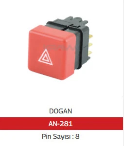 Unıversal Flaşör Anahtarı Doğan Slx 93-96 - Mcar-An281