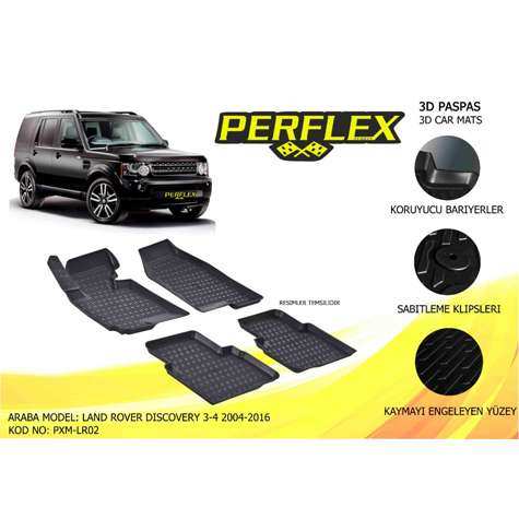 Land Rover Paspas 3d Havuzlu X-Mat Land Rover Discovery III IV 2004-2016 - Perflex Pxm-Lr02