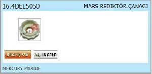 Unıversal Rediktör Çanağı-Mercure Marıne - Typer-16.4del5050-Si-Way