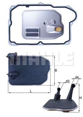 OTOMATIK SANZIMAN YAGI FILTRE SETI W176 1218 W177 18 W246 1318 W247 19 C117 1419 - MAHLE HX161D