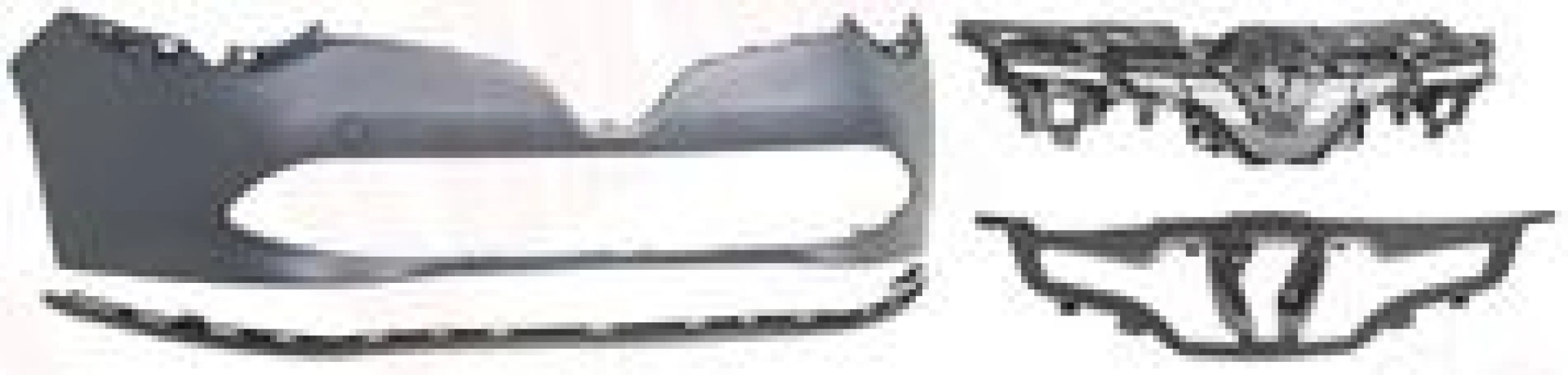 Renault On Tampon Panjur Spoyler Takım Astarlı Clio 12> - Phira CL-12208