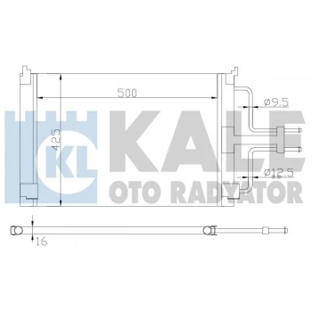 Renault Klima Radyatoru (kondanser) Laguna I 1.8 / 2.0 16v - Kale 342845