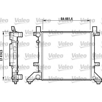 MOTOR RADYATORU LT35 96> ANJ AVR - VALEO 731605