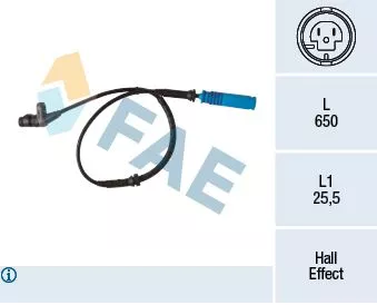 ABS SENSORU ON BMW E38 >94-01 - FAE 78340