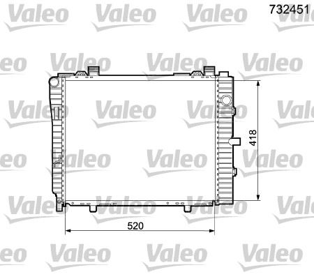 MOTOR SU RADYATORU W202 95>00 S202 96>01 C208 97>00 A208 98>00 - VALEO 732451