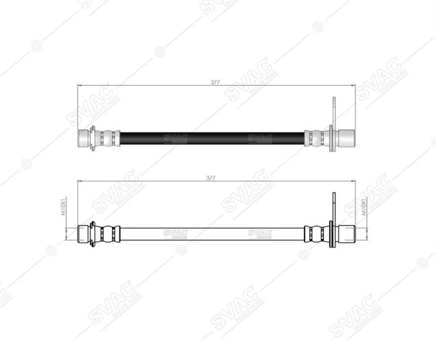 Toyota Fren Hortumu Arka Sag Avensis 97-03 - Svac 76-0102