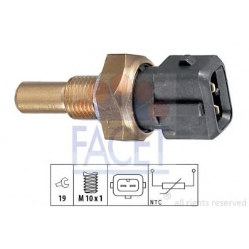 MOTOR YAGI SICAKLIK SENSORU A4 98>08 A6 PASSAT 98>05 A8 94>10 SUPERB 02>08 2.5 3.0 AKN BDH AYM BCZ - FACET 7.3255