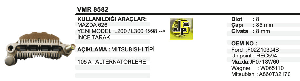 DİYOT TABLASI-MT YM.L200/300 98---- İNCE TARAK - VERTEX-VMR8582