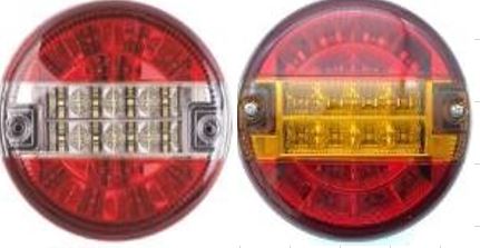 Unıversal Truck Stop Lambası Hamburger Tip Sarı Kirmizi 12v - Ceray 201618-Sk 12v
