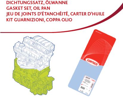 ALT TAKIM CONTA S,K,C HARIC KRANK KECELI SUBAP LASTIKSIZ P307 P308 P407 PARTNER TEPEE PARTNER II P30 - CORTECO 83427111
