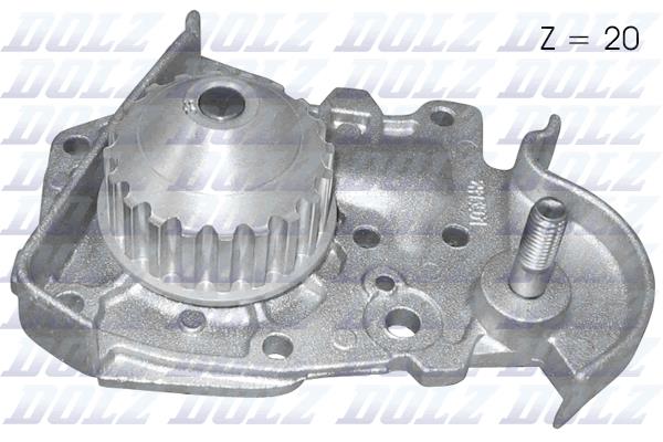 DEVIRDAIM SU POMPASI LOGAN SANDERO CLIO II MEGAN I KANGOO SCENIC R19 1.4 8V / 1.6 8V K7M K7J - DOLZ R135