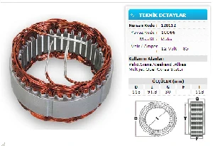 Unıversal Statör-Mako 12v 85 Am - Palio-Siena - Nursan-N120112