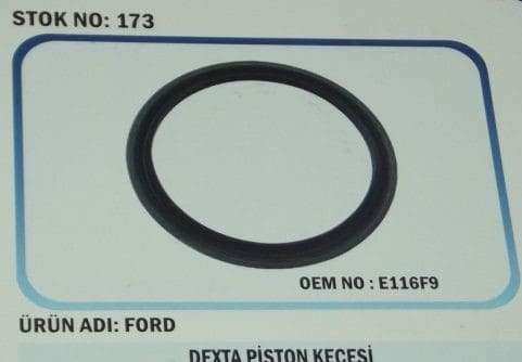 57820 Dexta Hidrolik Piston Lastiği 173 E11gf9 Karadeniz C-437 - PY-57820 - PY-57820