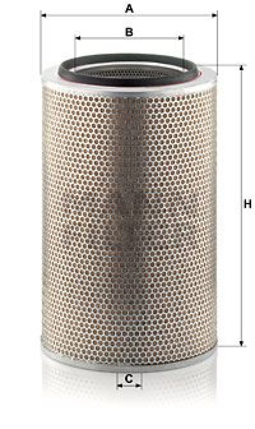 Mercedes Truck Hava Filtresi Mercedes Sk 1838-1840-1844-1850-1935-2538-2544-2635-2638-3538 O403-O404 - Mann C301537