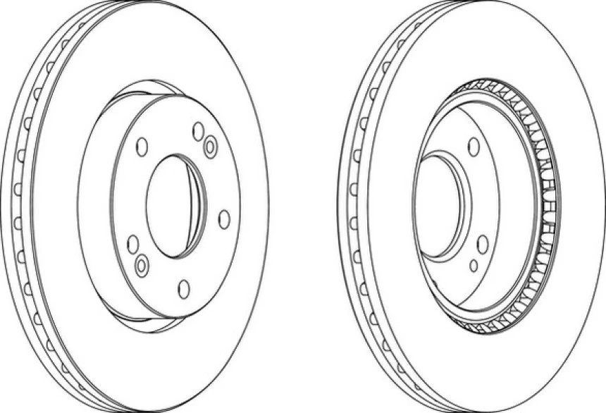 Kore Fren Diski Ön - Takım : 280 X 5 Havalı - 517123k050 - 517122e300 - Frd Ddf1619