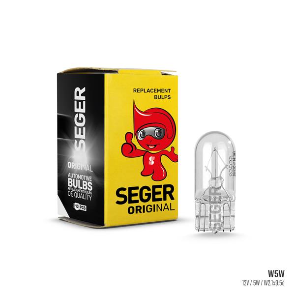 HALOJEN AMPUL W5W 24V 5W W2.1X9.5D STD. REPL. - SEGER 209557