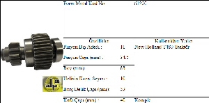 MARŞ DİŞLİSİ-NIP 11D NEW HOLAND - 480 TRKATÖR - FORMMETAL-61220