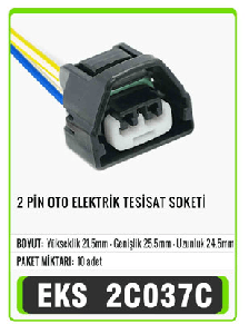 SOKET>2 PİN - EKS-2C037C