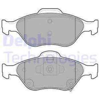 TOYOTA - ELEKTRIKLI ON FREN BALATASI YARIS VVT I 06>11 YARIS HIBRIT 11> (FRANSA TIPI) - DELPHI LP2005