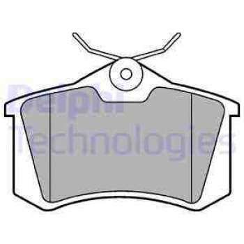 ARKA FREN BALATASI GOLF IV BORA AUDI A1 A3 A4 A6 A8 ALTEA CORDOBA IBIZA III IV V / MEGANE II III MEG - DELPHI LP2254