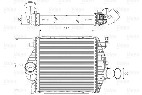 TURBOSARJ RADYATORU V-CLASS 638/2 96>03 VITO 638 96>03 - VALEO 818590