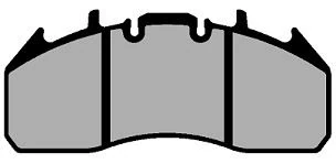 Renault Truck On Fren Balata Renault Premium 430 / 440 / 450 / 460 DXI 04> - Beser 3917