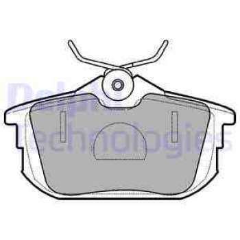 ARKA FREN BALATASI MITSUBISHI CARISMA 96-06 COLT 04-10 SPACESTAR 98-04 PERSONA WIRA 00-02 VOLVO S40 - DELPHI LP1593