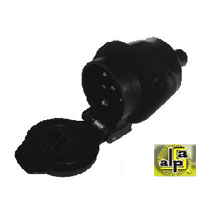 TIR RÖMORK FİŞİ DİŞİ EN TİPİ 7'Lİ SİYAH VİDALI PLASTİK (03RT0613) - SERTPLAS-EN4817FF
