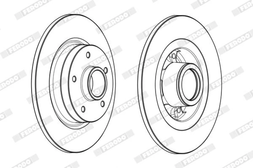 Renault Fren Diski Arka - 5 Bijon (274x11x5) - Frd Ddf1731-1