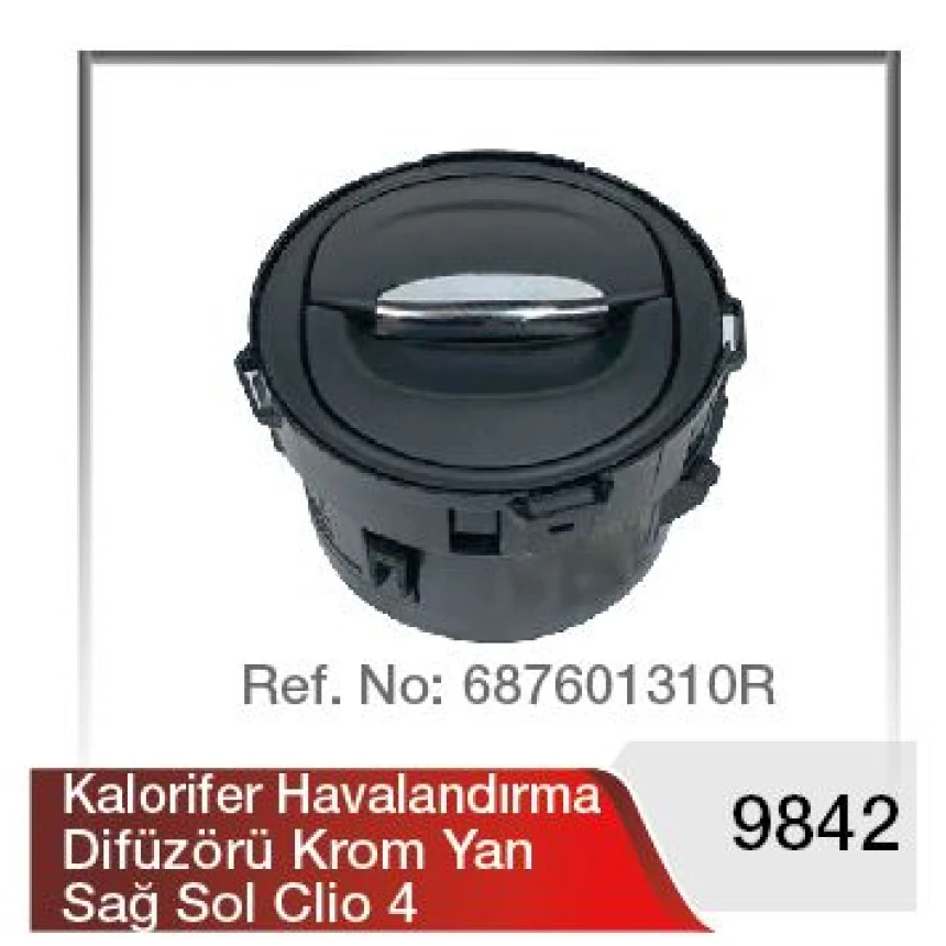 Renault Difrizor Krom Clio 4 Yan Sag-Sol - Yilmaz Pls9842