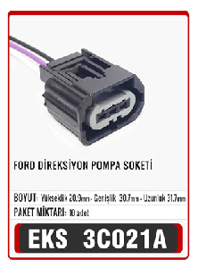 SOKET>DİREKSİYON POMPA  FORD   S3028 - EKS-3C021A