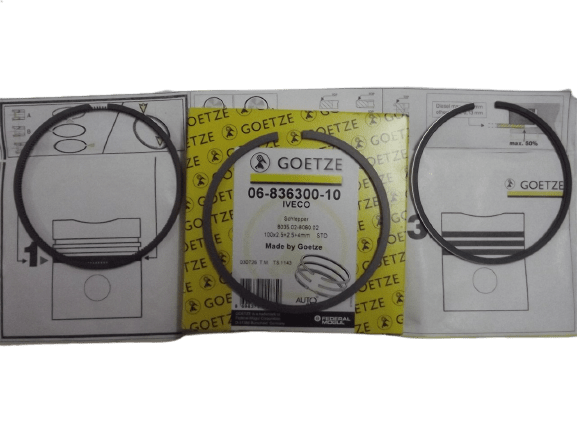 30315 480-640-55-46-65-46 Segman 100 Mm Standart Yeni Model 06836.30010 1930169 Goetze C-12 - PY-30315 - PY-30315