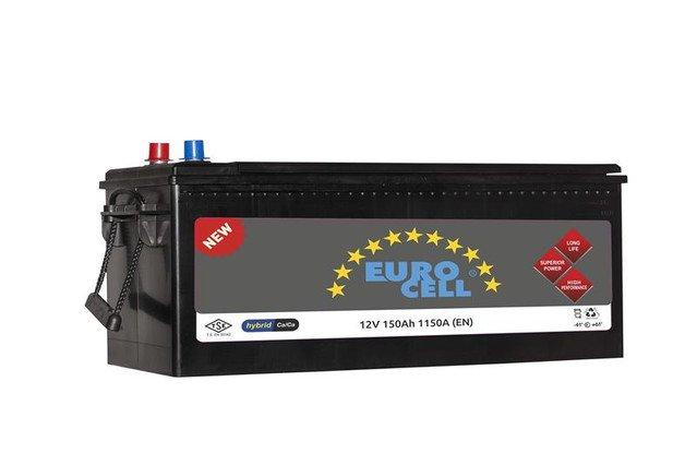 AKU 12V 150 AH B150 (513×222×223)TIRNAKLI - EUROCELL 8699358510082