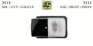 Unıversal Plaka Lamba-R.12  G.vitesli Sağ - Pleksan-2512