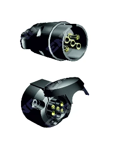 Unıversal Römork Fişi-Komple Plastik  5'li - Eng-060501