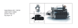 MARŞ MOTORU-KARGO 2014-2517-2520 12V-2.8kW-10DİŞ - LUCAS-27554