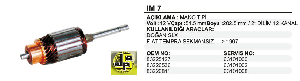 MARŞ KOLLEKTÖRÜ-MAKO 12V SLX->97/TEMPRA SEKMANSIZ  -127- - REMARK-IM7