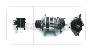 ALTERNATÖR> 28V/50A ISUZU NPR,CHAMPION-TURKUAZ OTOBÜS ***TEK FİŞ *** - LUCAS-LEA0652