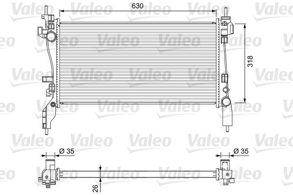 MOTOR SU RADYATORU BIPPER NEMO DV4TD (1,4HDI) FIORINO 1,3JTD MULTIJET 08> - VALEO 701718