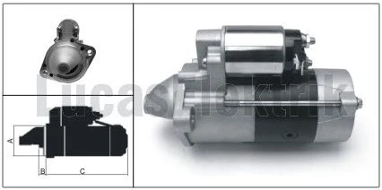 Mitsubıshı Ticarı Mars Motoru 12v 2,2kw 10dis L200 Cr 2,5 2005 2015 L300 2,5 1993 2008 Pajero 2,5 2000 2006 Mitsubıshı - Lucas Les0190