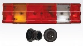 Mercedes Truck Stop Lambası Kanallı Sag Amp Soketli Plakasız Mercedes Actros / Axor / Axor II / Actros Mp2-Mp3 / Uz - Cerkez Pd800-80